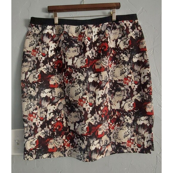 Modamix Skirts Women's Plus 2X Paisley, Elastic Waist, 40 Inch Waist, 20.5 Inch - Picture 5 of 6